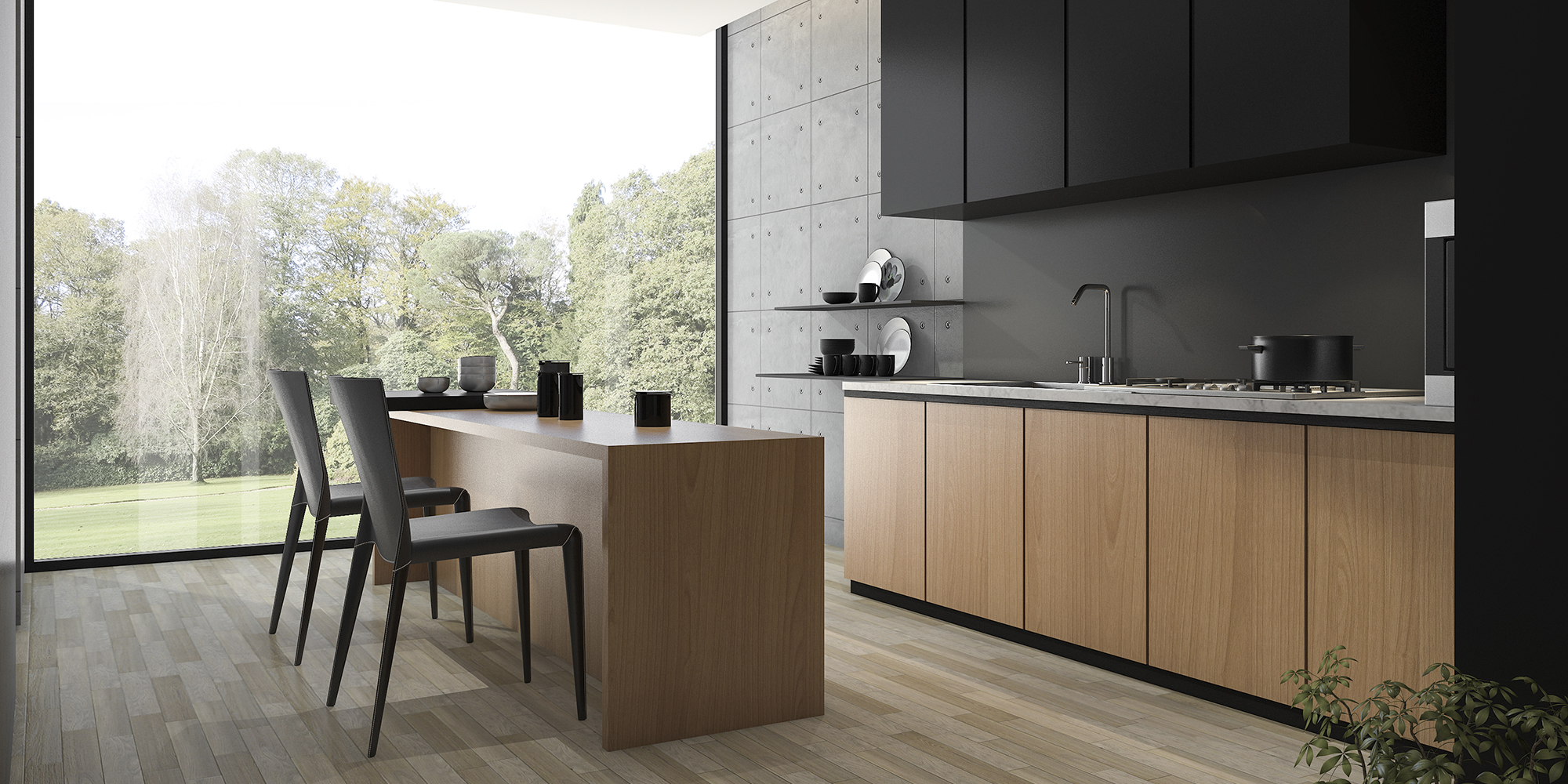 Modular Kitchen Laminates Design- Premio Homz Interior Designers